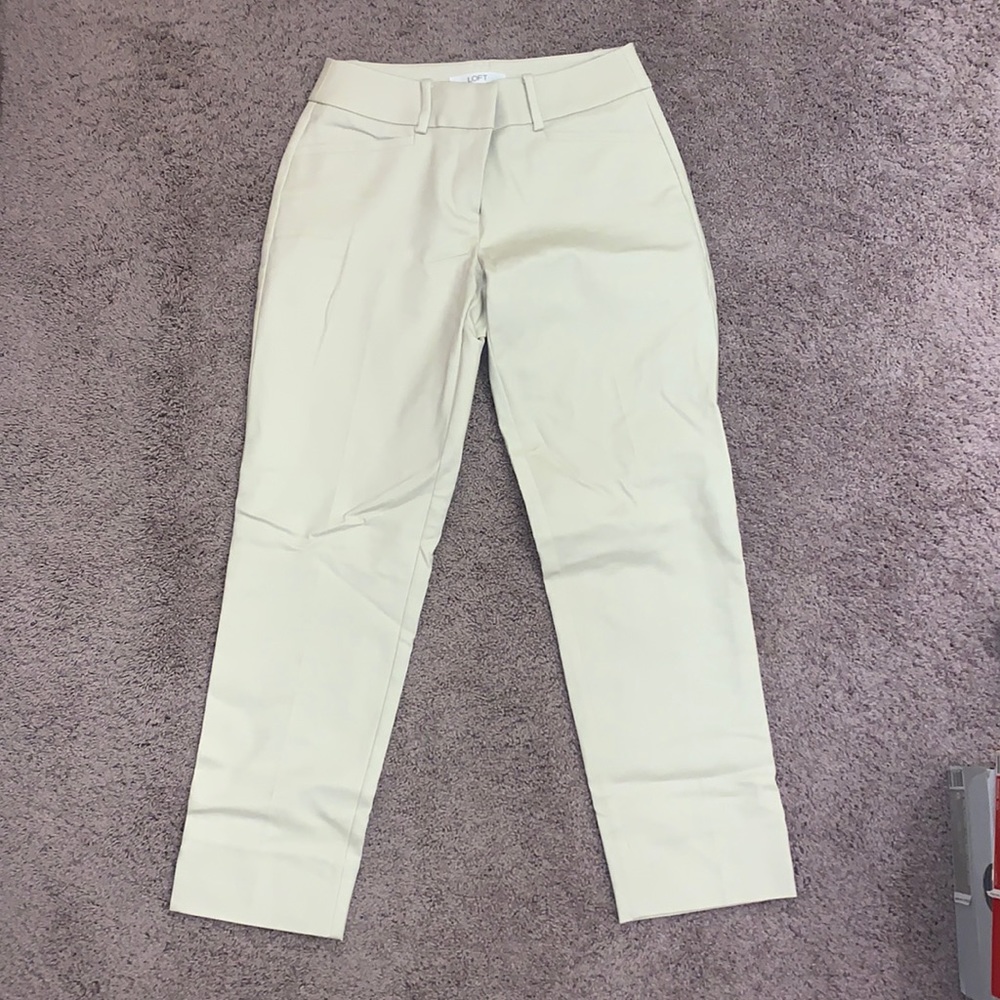 Women’s Cream Loft Business Pants